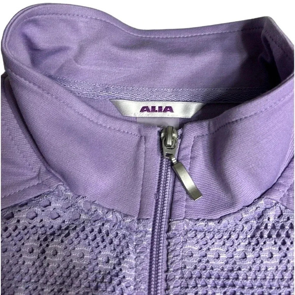Y2K ,ALIA eyelet, crochet colorful jacket,cardigan,office siren,light purple - Picture 7 of 15